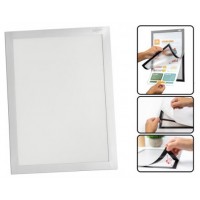 MARCO MAGN&Eacute;TICO ADHESIVO A4 GRIS FAIBO 40101 (Espera 4 dias)